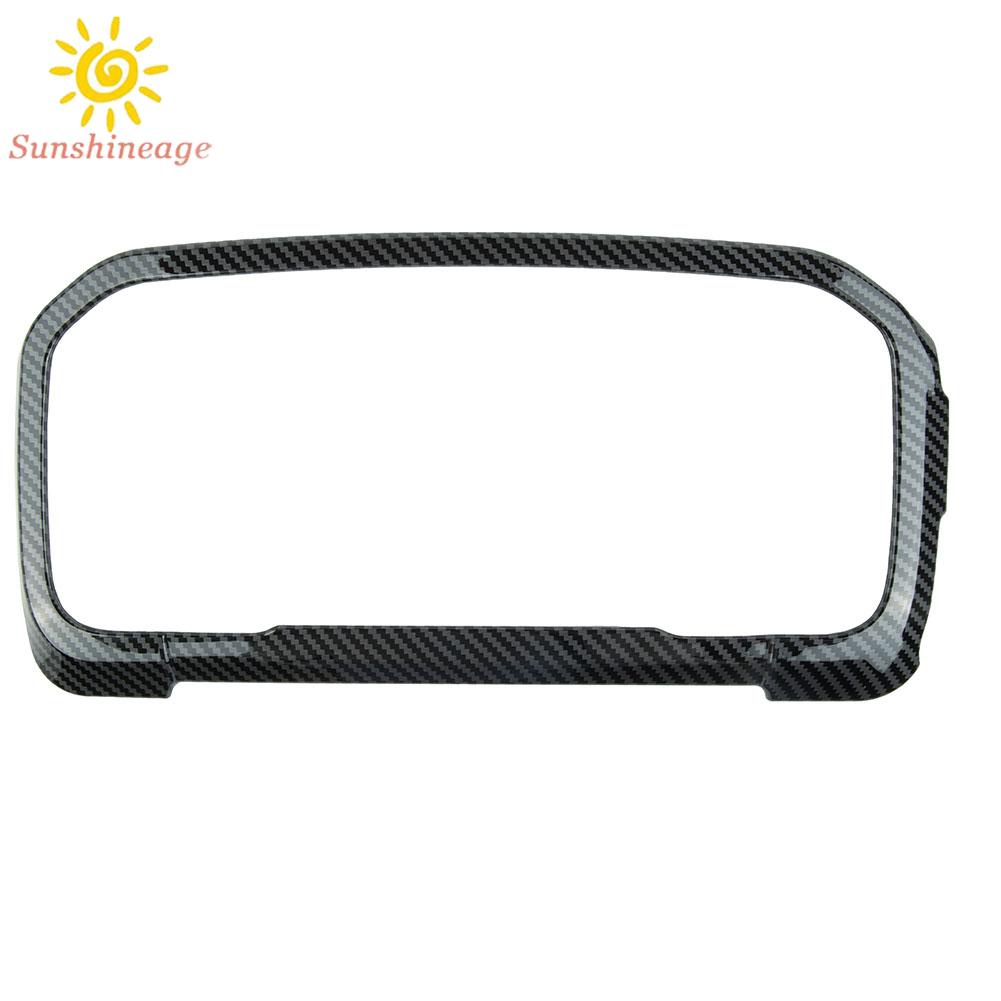 1 Miếng Dán Viền Trang Trí Nội Thất Xe Hơi Bằng Sợi Carbon