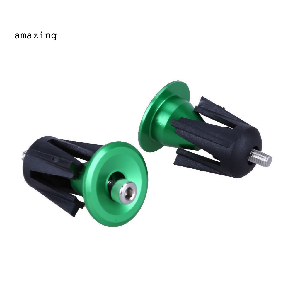 Bộ 2 Nút Chặn Tay Lái Xe Đạp Leo Núi 17-22mm Bằng Nhôm