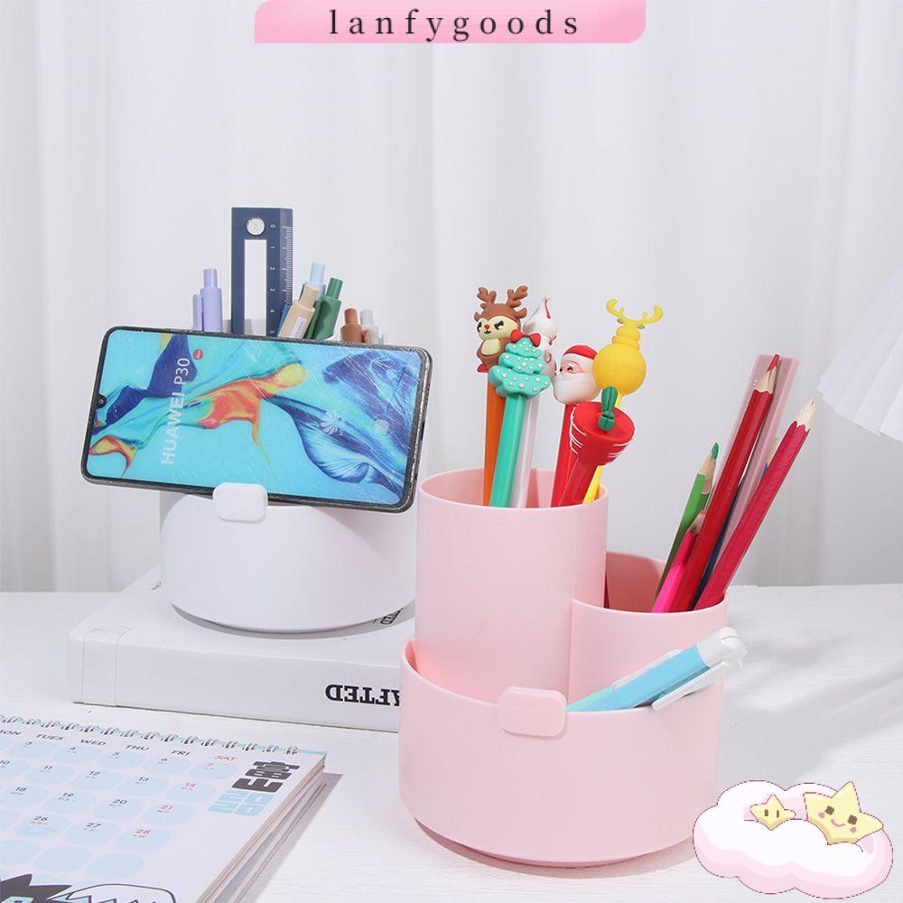 Giá Đỡ Bút Để Bàn Xoay Được Sức Chứa Lớn