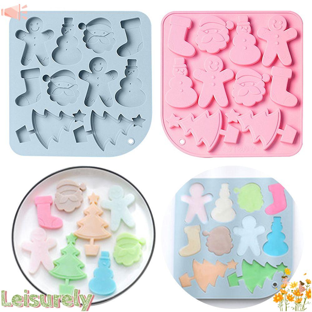 Khuôn Silicone Làm Xà Phòng Handmade Chủ Đề Giáng Sinh