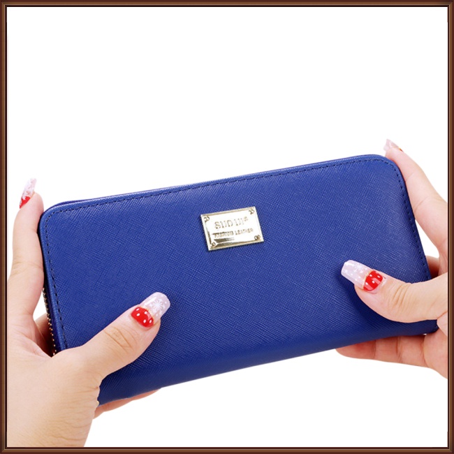 Ví Da PU Cầm Tay Đa Năng Kèm Dây Đeo Thời Trang Cho Nữ