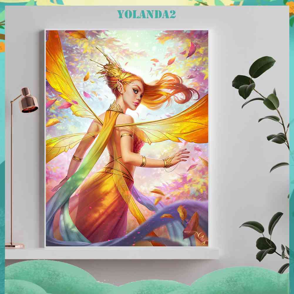 Tranh Đính Đá Kim Cương Toàn Bộ 5D DIY Hình Vẽ Nữ Thần Trang Trí Nhà Cửa