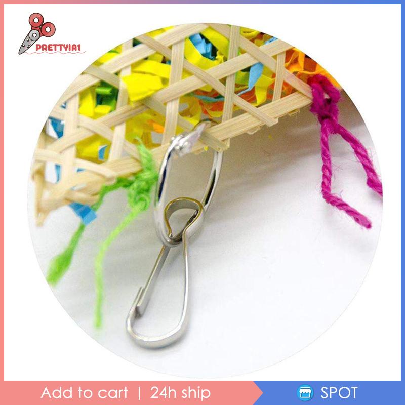 [Prettyia1] Đồ Chơi Gặm Nhiều Màu Sắc Dành Cho Chim Vẹt