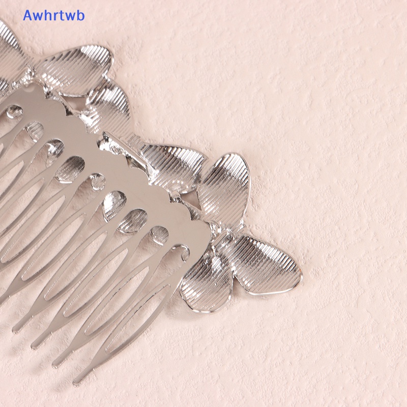 Trâm Cài Tóc Kim Loại Hình Bướm Phong Cách Vintage Thanh Lịch Cho Nữ Mới