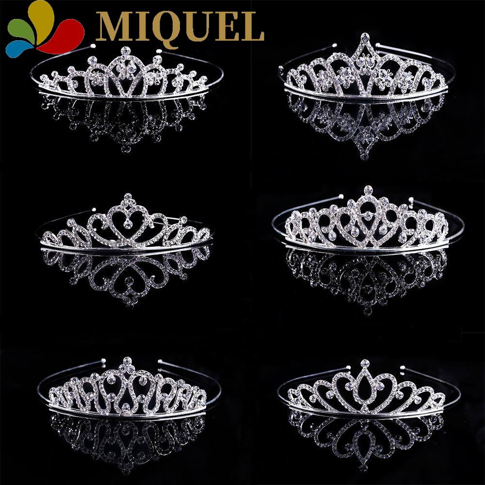 Vương Miện Cài Tóc Đính Đá Chất Lượng Cao Thời Trang Cho Cô Dâu