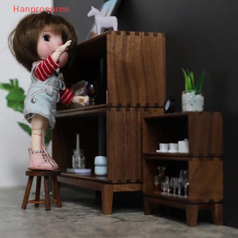 1 Mô Hình Tủ Nội Thất Mini Tỉ Lệ 1 / 12 1 / 6 Trang Trí Nhà Búp Bê