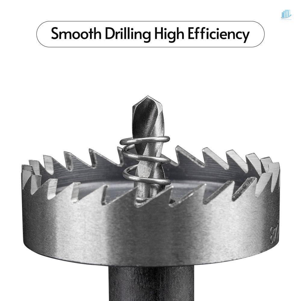 Set 6 Mũi Khoan Lỗ HSS 16 / 18.5 / 20 / 25 / 30 / 35mm Bằng Thép Không Gỉ Tiện Dụng