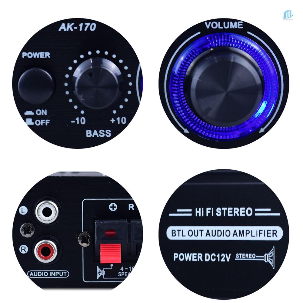 Bộ Khuếch Đại Âm Thanh Cầm Tay AK170 Cho Xe Hơi Và Nhà Ở