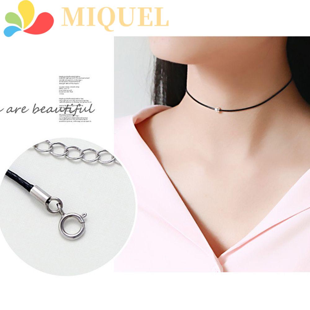Vòng Cổ Choker Dây Nhung Đính Quả Cầu Nhỏ Thời Trang|Áo Thun Đen Phong Cách Harajuku Cá Tính