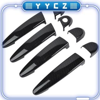 Vỏ bọc tay nắm cửa xe hơi bmw 1 2 3 4 series e87 e90 e91 e92 e93 f30 x1 x2 x3 x4 x5 bằng sợi carbon