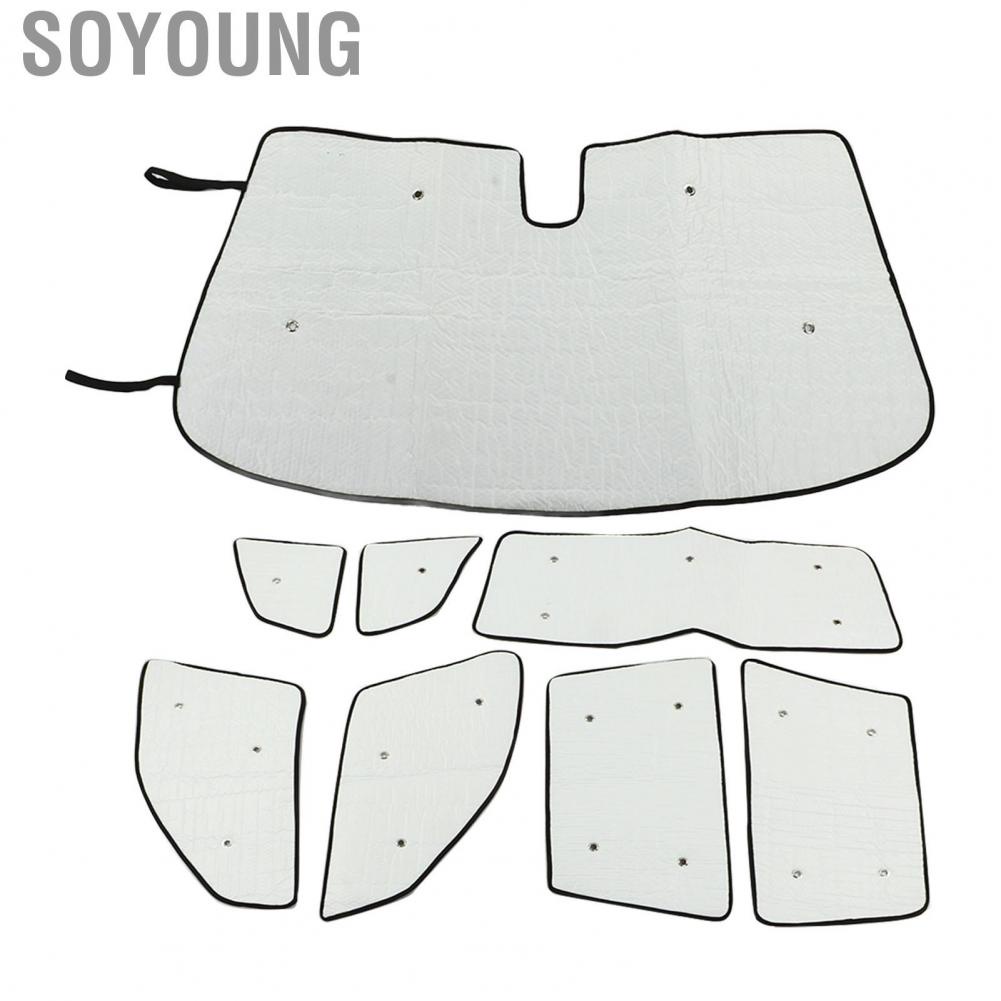 Soyoung Window Heat Shield Cover  Double Layer Reflective 210T Material Windshield Sunshade for X3 E83 2006‑2010