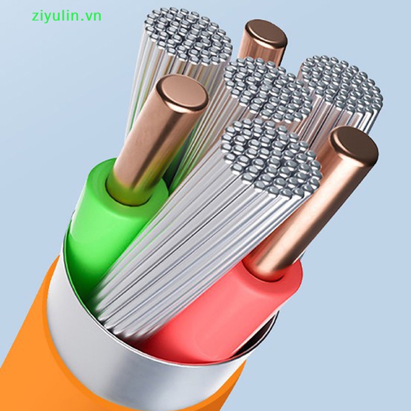 Dây Cáp Sạc Nhanh ziyulin 120W USB Type C Bằng Silicon Cho Xiaomi Huawei Samsung