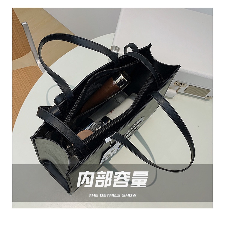 Túi Xách JASMIN NOIR Da PU Cỡ Lớn Thiết Kế Đơn Giản Thời Trang Cho Nữ