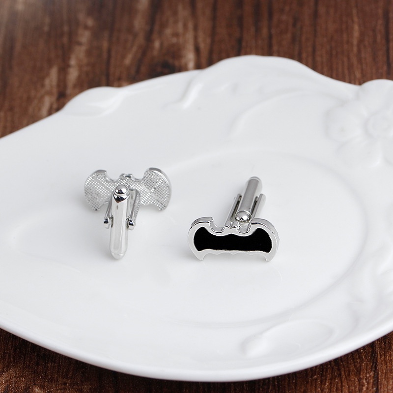 Khuy Măng Sét Hình Học Bằng Kim Loại Chất Lượng Cao Cho Áo Sơ Mi Nam