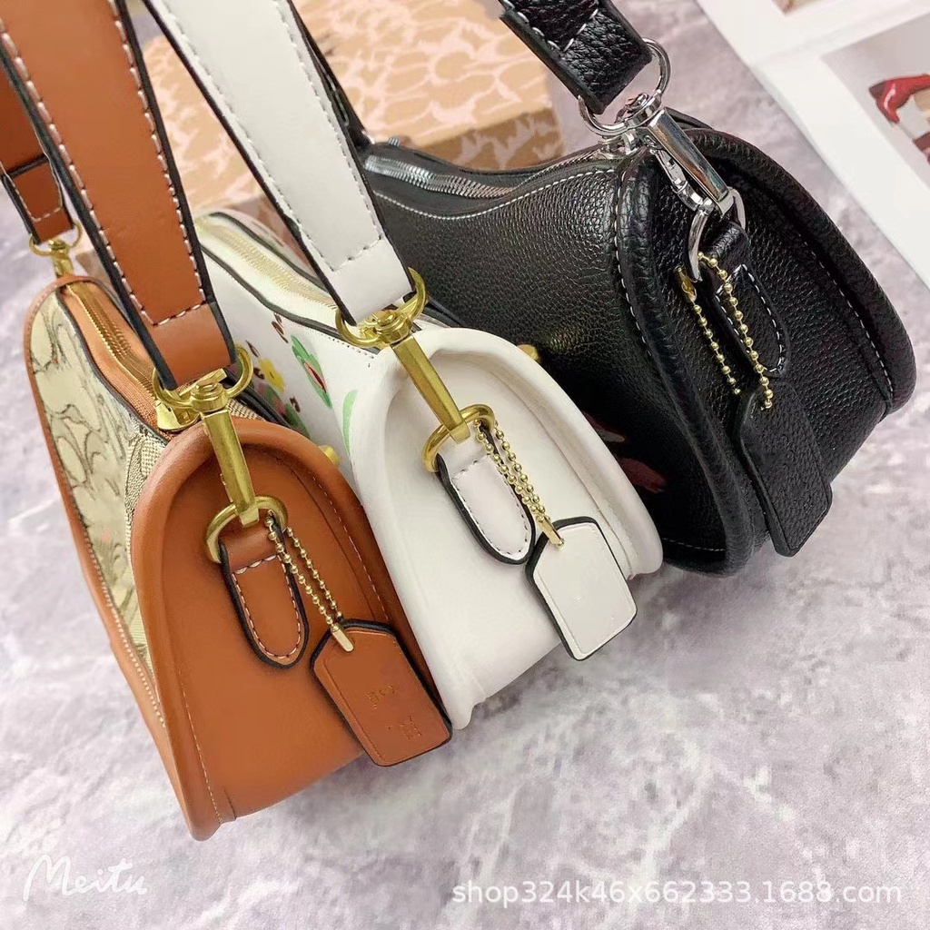 Túi Xách Nữ Coach Túi Nách Thời Trang Mahjong Cổ điển Túi Xách Kỷ Niệm Phong Cách Thương Hiệu Disney Co