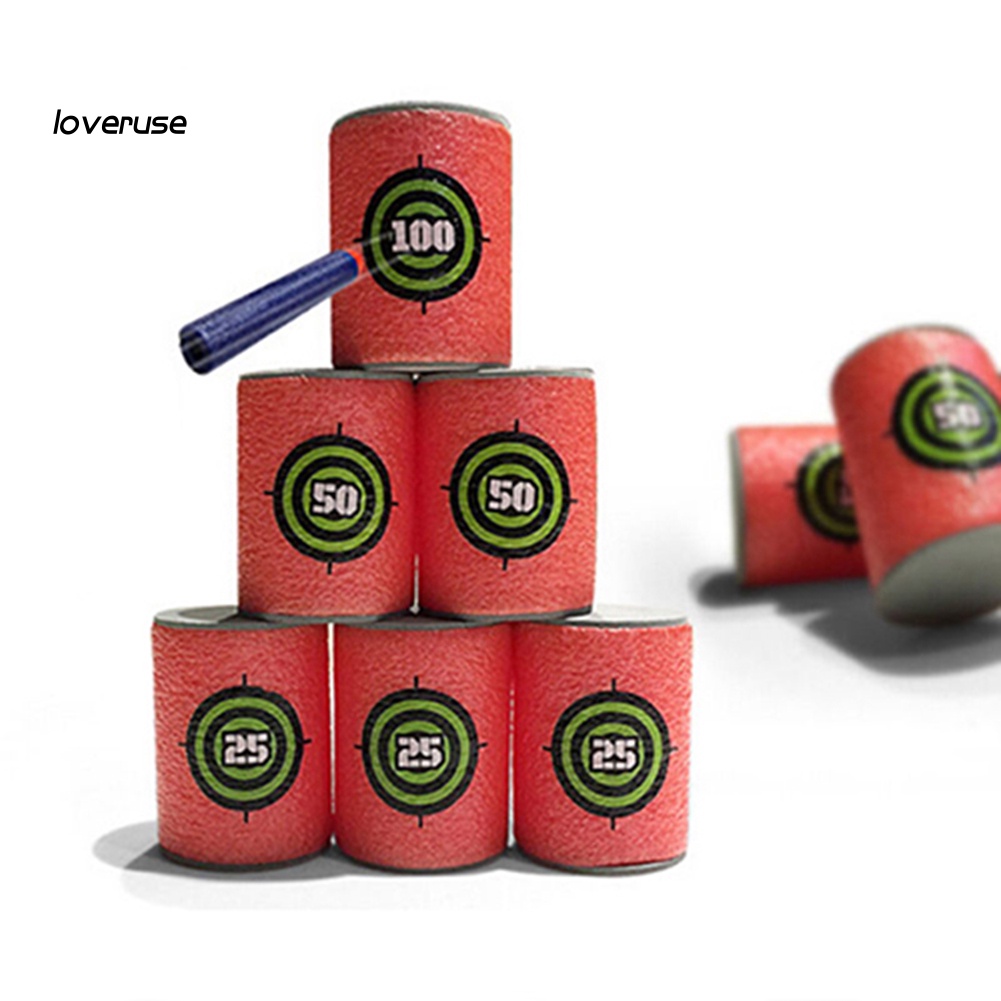 Bộ 6 Mục Tiêu EVA Mềm Mại Dành Cho Bé Chơi Trò N-strike Elite Blasters