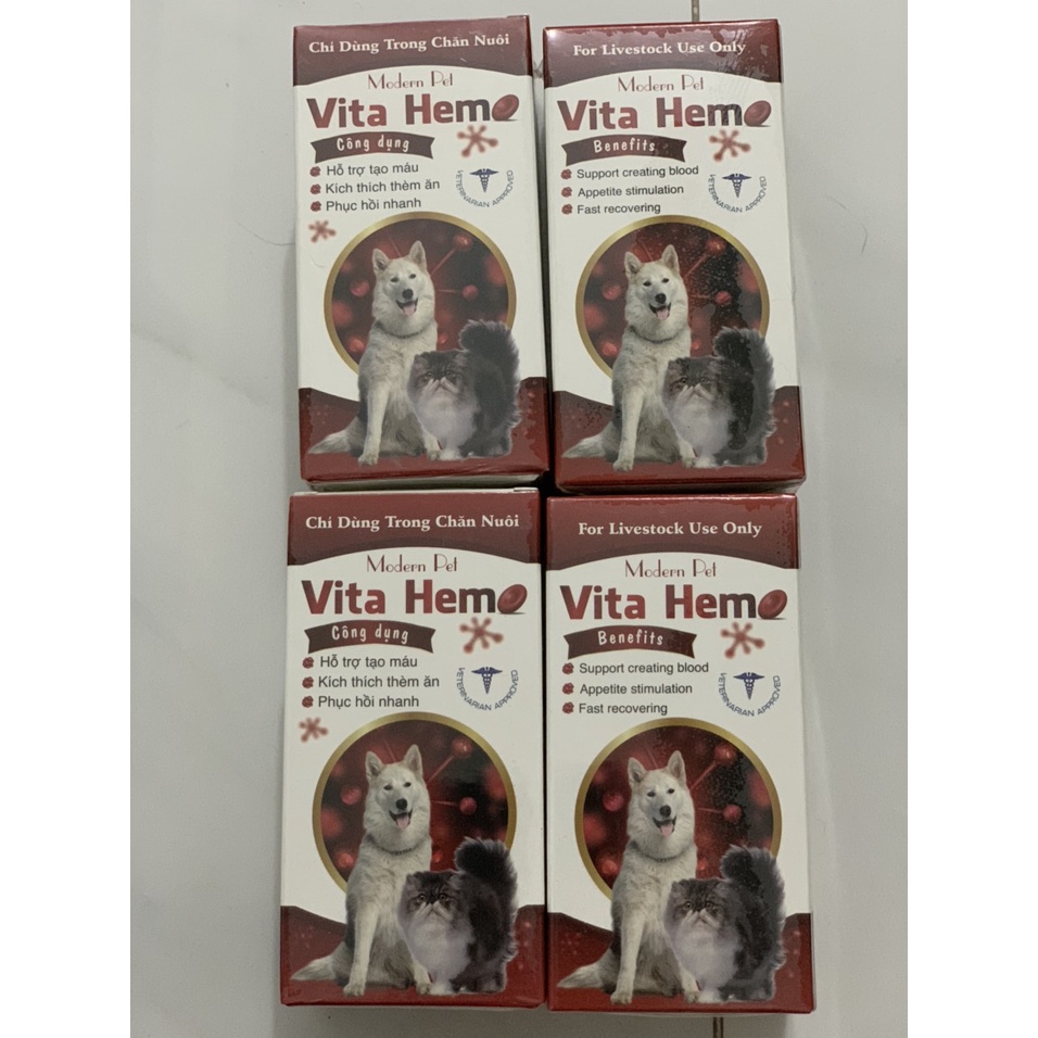 Sản phẩm bổ máu cho chó mèo Vita Hemo