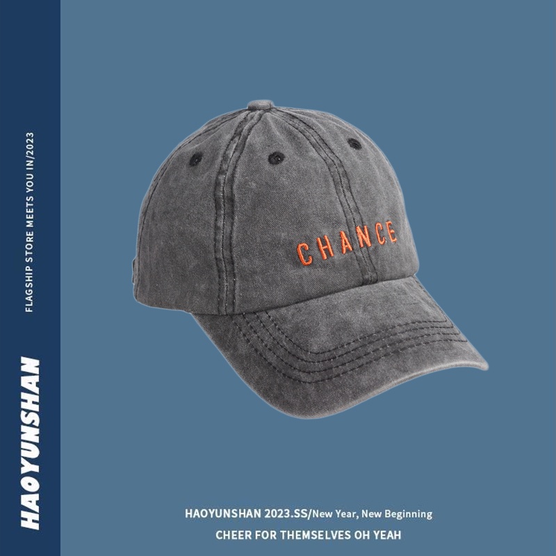 Mũ Lưỡi Trai Họa Tiết Thêu Phong Cách Retro Cá Tính