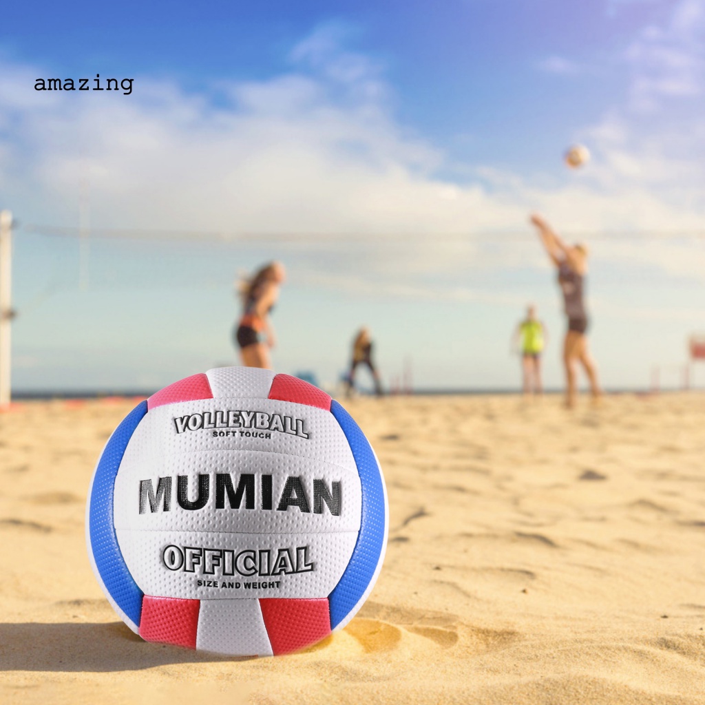 Bóng Chuyền Bơm Hơi Mềm Mại Chống Mòn Dùng Luyện Tập Ngoài Trời