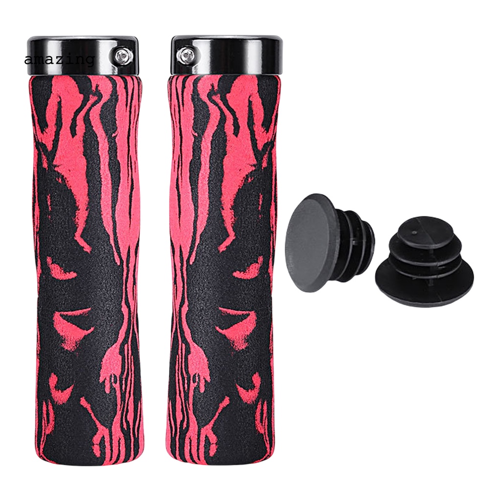 Set 2 Vỏ Bọc Tay Lái Xe Đạp Họa Tiết Rằn Ri Hấp Thụ Sốc