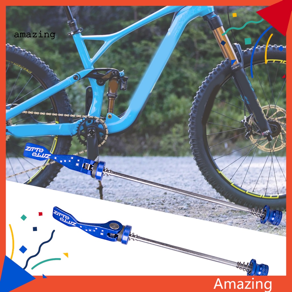 1 Cặp Trục Xe Đạp Tháo Lắp Nhanh Bằng Hợp Kim Nhôm Màu Sáng