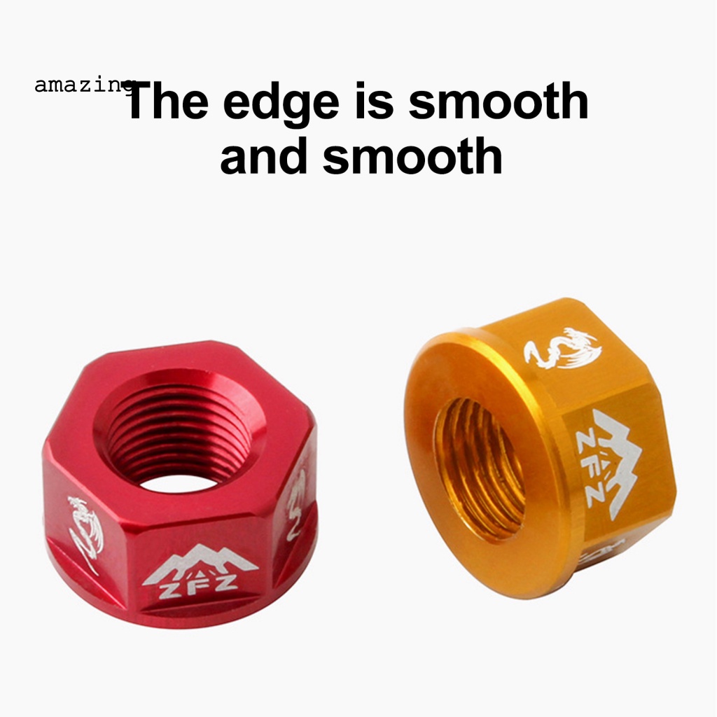 Đai Ốc CNC Màu Sáng Chống Ăn Mòn Gắn Trục Bánh Xe Đạp