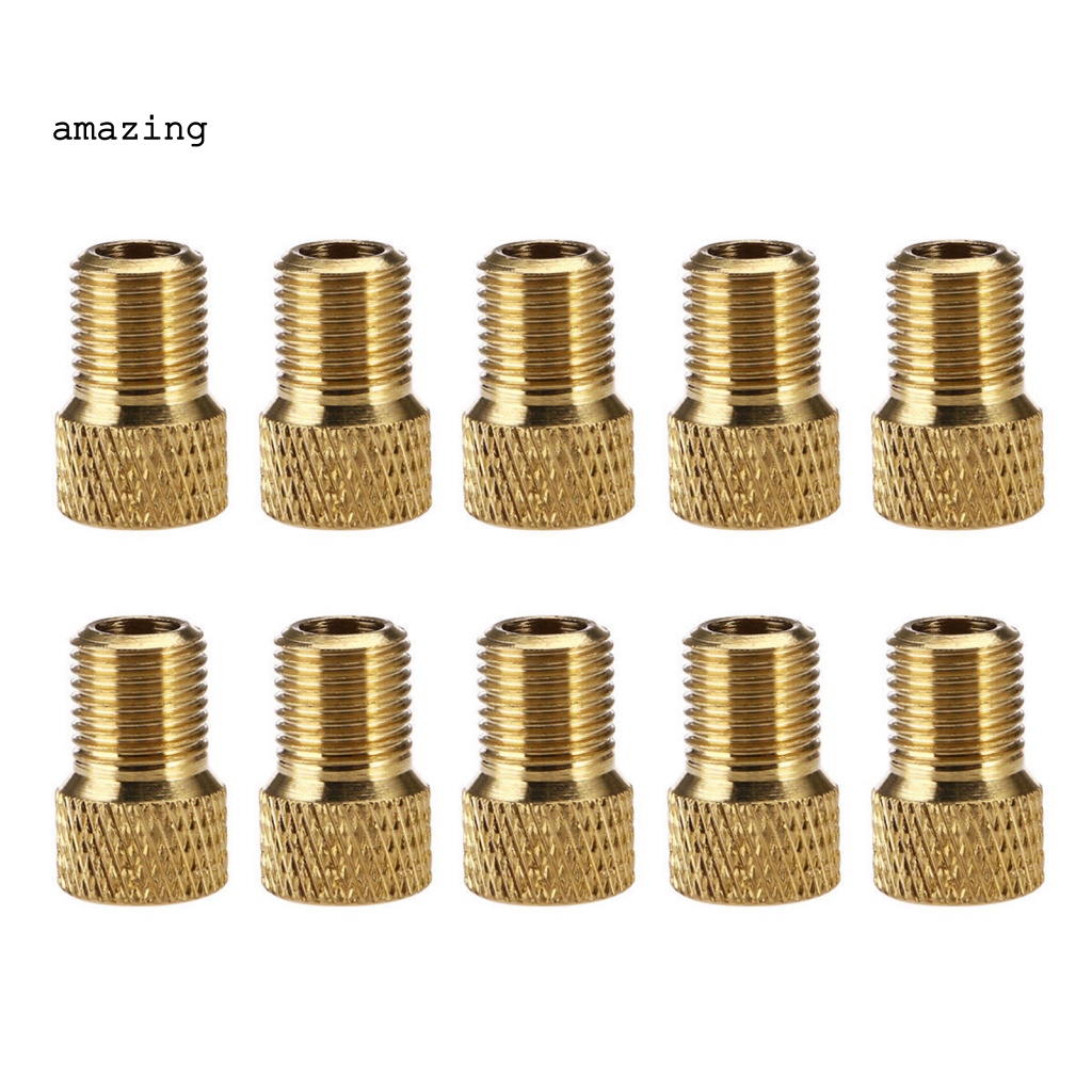 Set 10 Đầu Nối Van Bơm Hơi Xe Đạp Tiện Dụng