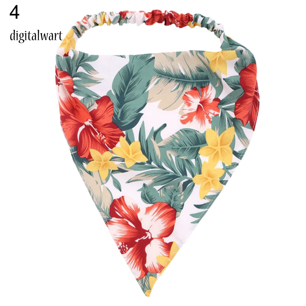 Kỹ Thuật Số| Khăn Choàng Cổ Co Giãn Thoáng Khí In Họa Tiết Hoa / Tam Giác Phong Cách Cổ Điển Thời Trang Cho Nữ