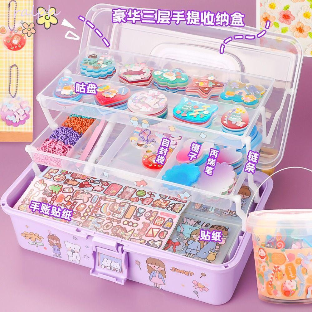 Bộ Miếng Dán Trang Trí Sổ Tay / Móc Khóa / Thẻ Ghi Chú Goo Diy