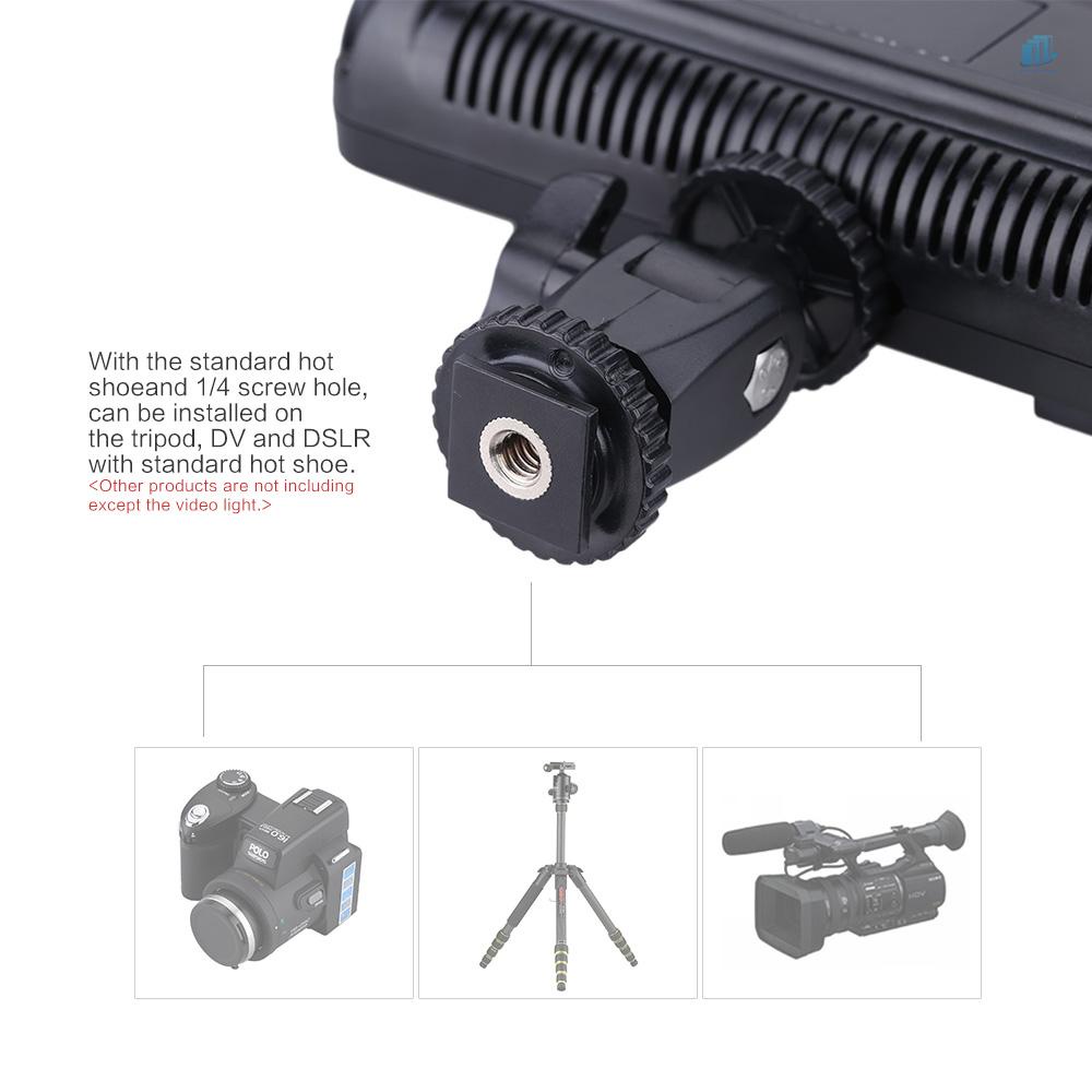 Đèn Led 176 Bóng 5600K Hỗ Trợ Quay Video Cho Cannon Pentax Olympus Camcorder DSLR