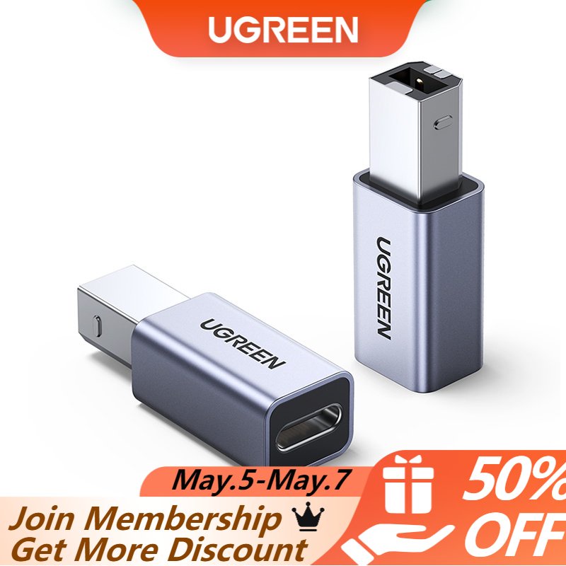 Đầu chuyển đổi Ugreen USB Type C sang USB 2.0 B