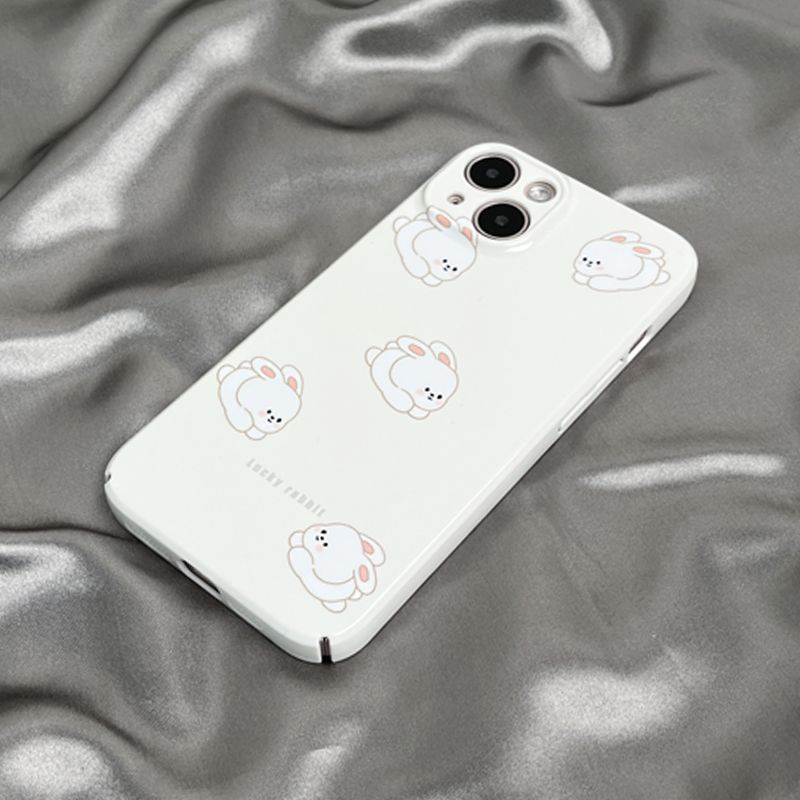 Ốp Điện Thoại Cứng In Hình Gấu Thỏ Cho Apple Iphone Xs 11 X plus 1413 14 L2F2