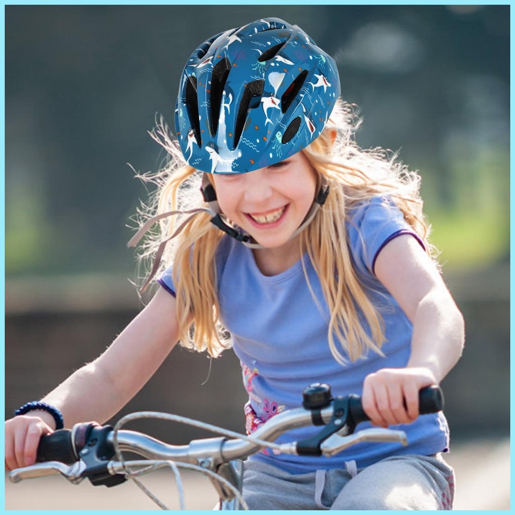 Mũ Bảo Hiểm Trọng Lượng Nhẹ An Toàn Họa Tiết Hoạt Hình Cho Trẻ Em