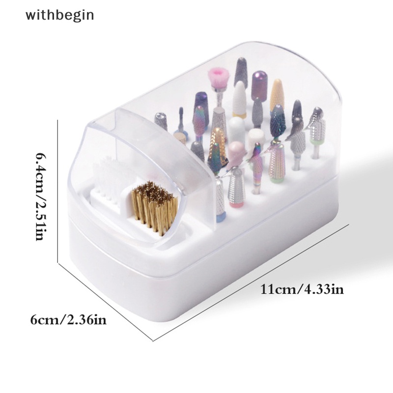 Giá Đỡ Đầu Mũi Khoan Acrylic 30 Lỗ Chuyên Dụng Cho Trang Trí Móng Tay