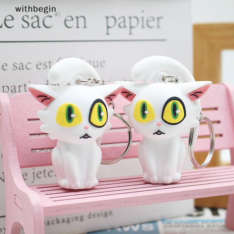 Vòng cổ / Móc Khóa Mặt Hình Mèo Hoạt Hình Mẫu 2023 Thời Trang Dành Cho Nữ