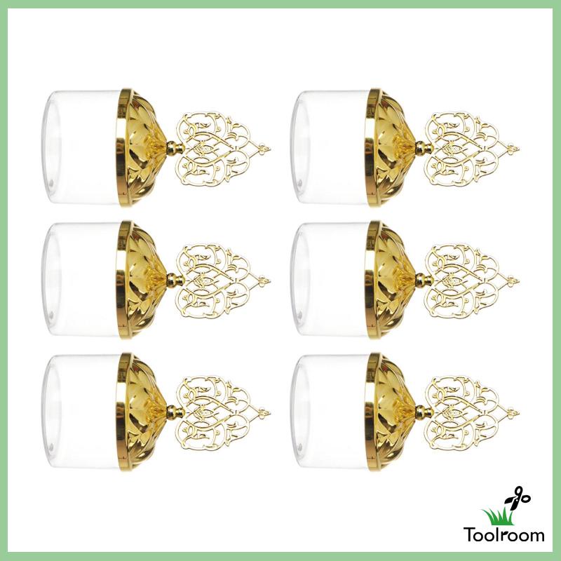 Set 6 Hũ Đựng Kẹo Có Nắp Cho Sinh Nhật