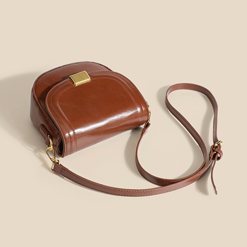 Túi Đeo Chéo Có Khóa Kéo Phong Cách Cổ Điển Thời Trang Cho Nữ