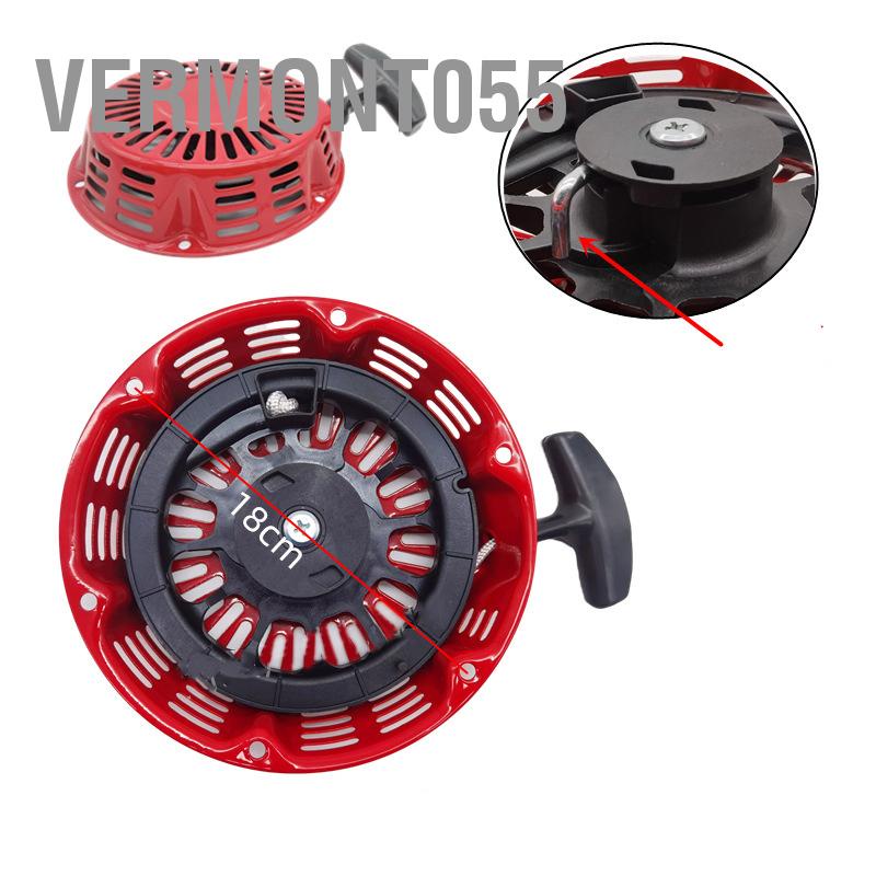 Vermont055 GX390 Red Pull Recoil Starter Lắp ráp Bộ khởi động giật nhẹ bằng nhựa cho ô tô