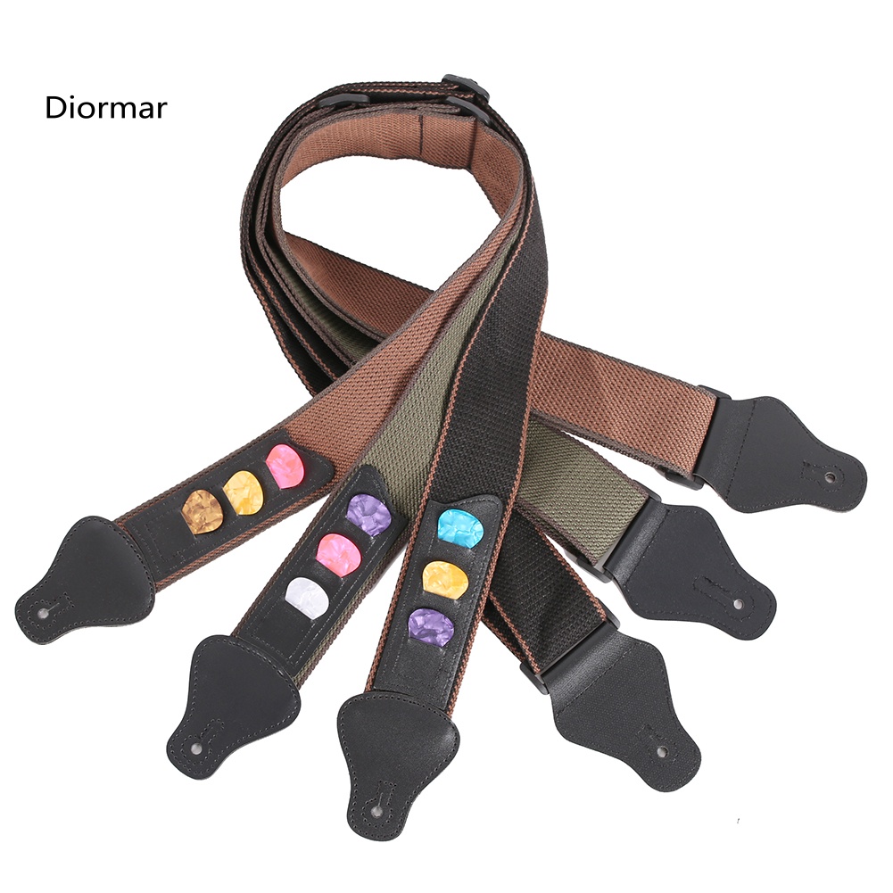 Dây Đeo Vai Có Thể Điều Chỉnh Được Kèm 3 Miếng Gảy Đàn Guitar