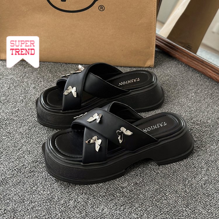 Dép Bệt Quai Chéo Đơn Giản Thoải Mái Chống Trượt Dễ Phối Đồ