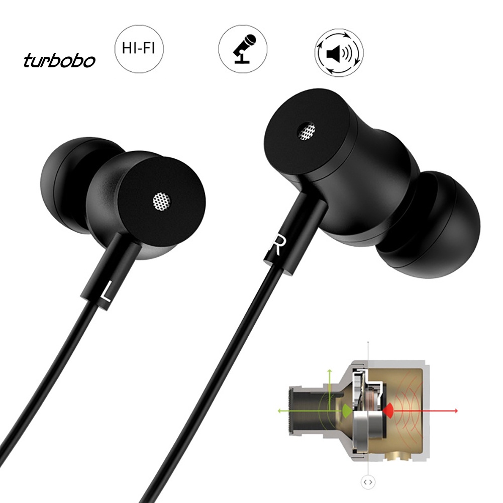 Tai Nghe Trong Chất Liệu Kim Loại turbobo Kiểu Dáng Thời Trang