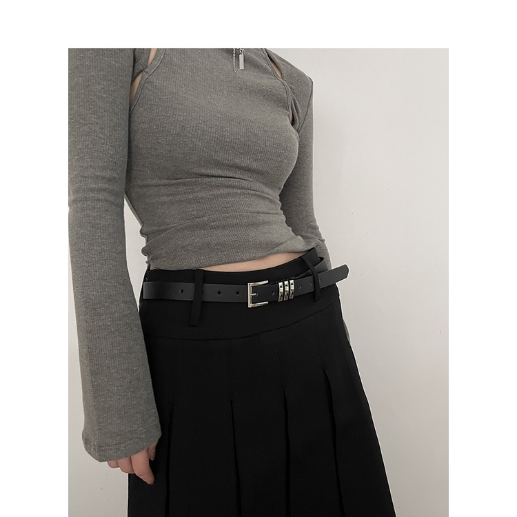 Thắt Lưng Thiết Kế Đơn Giản Thời Trang Theo Phong Cách Hàn Quốc