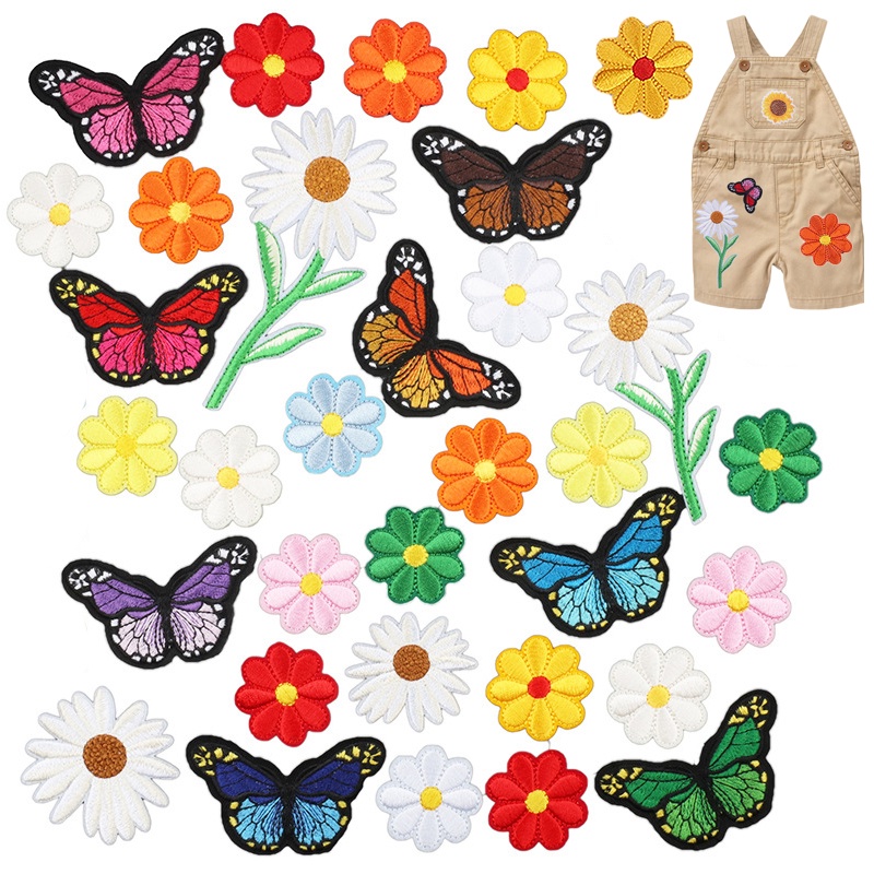 Miếng Vá Trang Trí Quần Áo Thêu Họa Tiết handmade Sáng Tạo