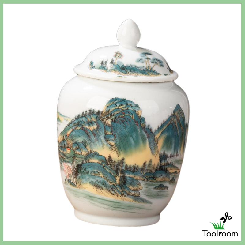 Lọ Gốm Đựng Gừng Truyền Thống Để Bàn Trang Trí Văn Phòng