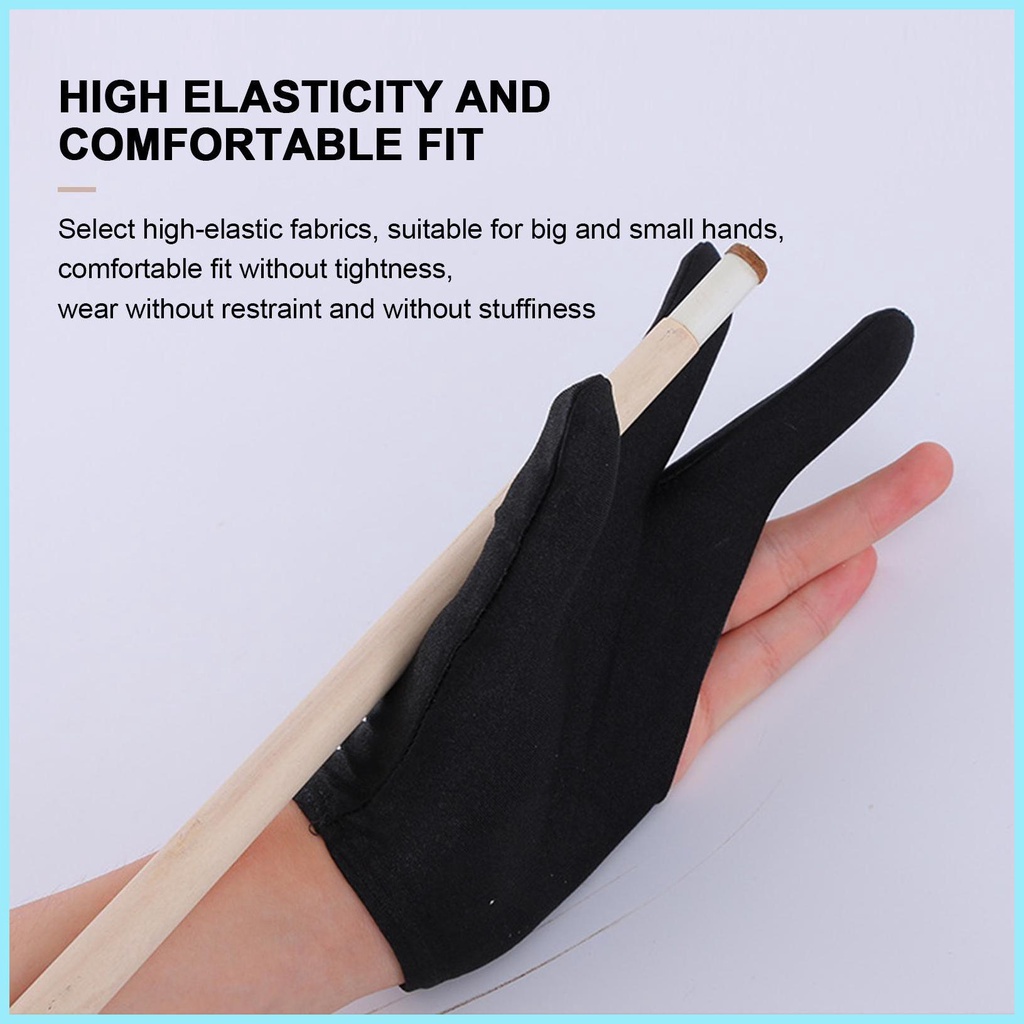 Set 2 Găng Tay Chơi Bida Chuyên Nghiệp Chống Trượt Thoáng Khí