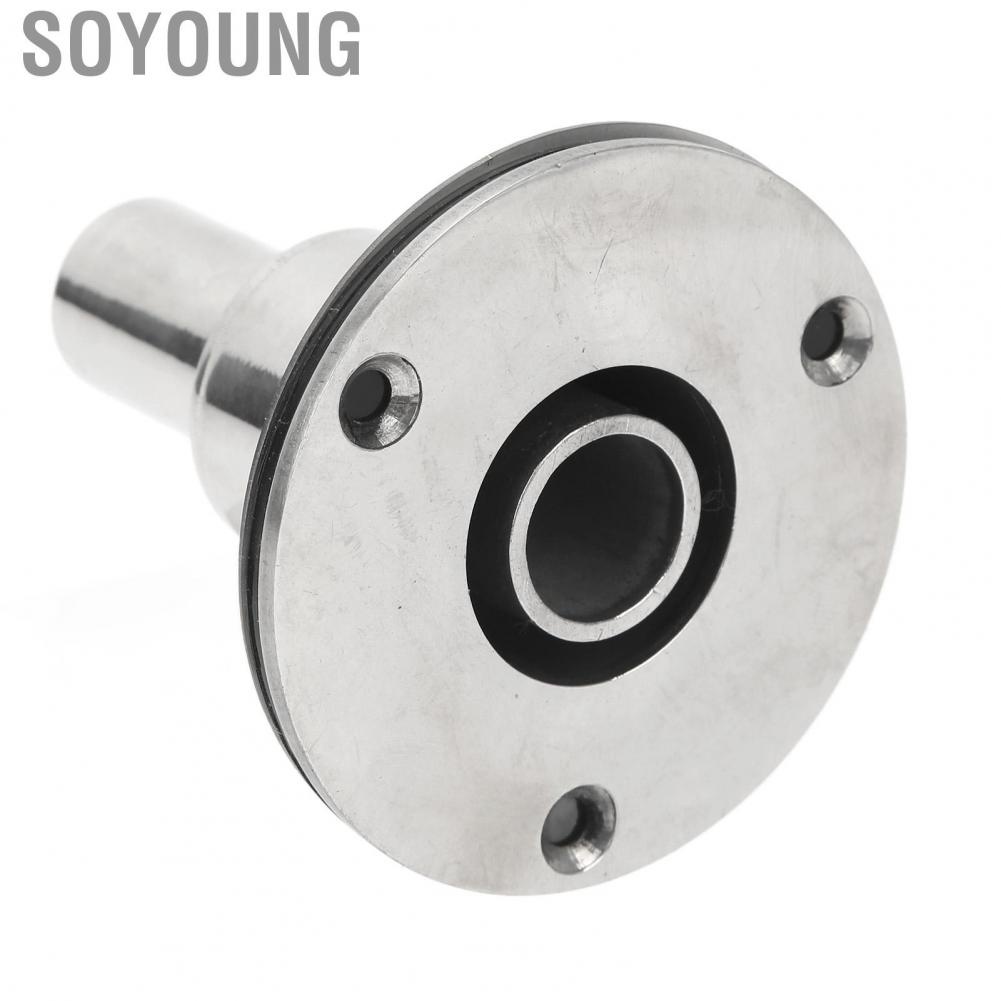 Soyoung Hull Exhaust Fittings Thru Hull Exhaust Skin Stainless Steel Durable for Car
