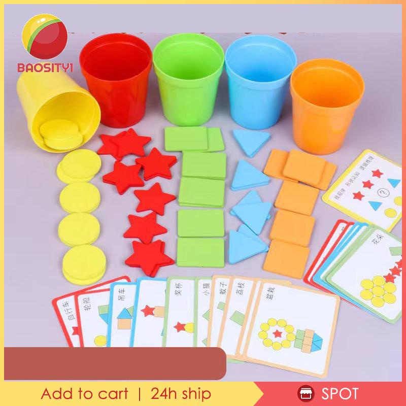 [Baosity1] Đồ Chơi Ghép Hình Dạng Sáng Tạo Theo Phương Pháp Montessori Cho Bé Mẫu Giáo Sinh Nhật