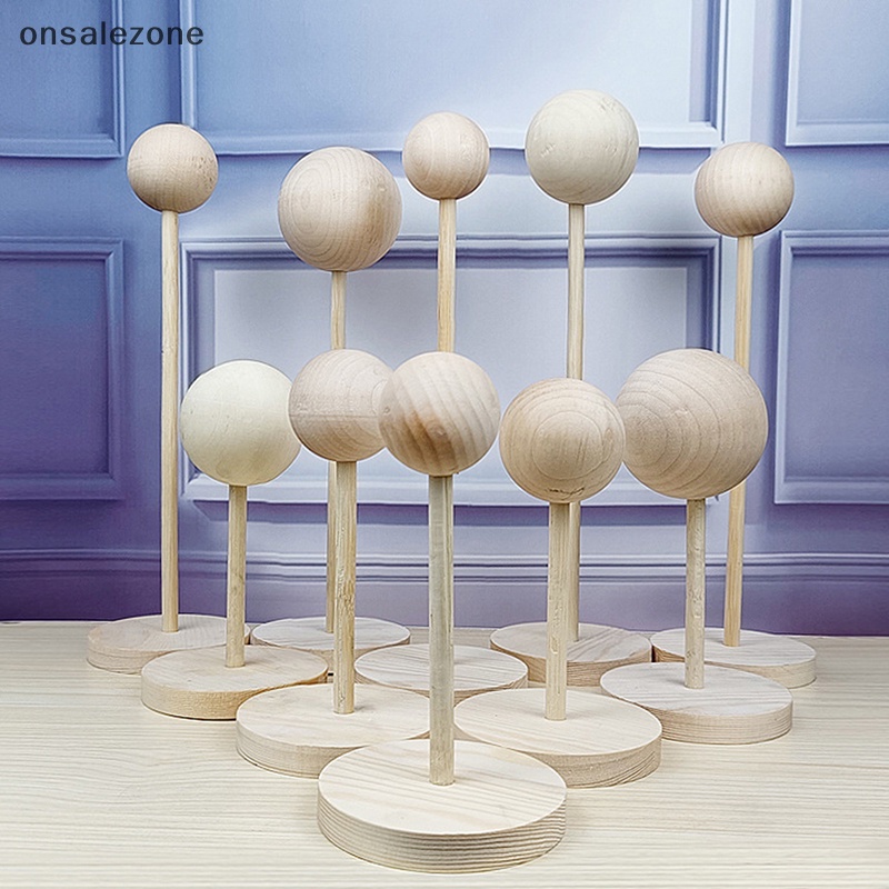 Giá Đỡ Búp Bê Trưng Bày Tóc Giả Bằng Gỗ