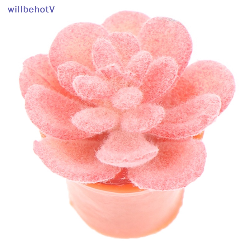 Bộ 6 Chậu Cây Xanh Trang Trí Nhà Búp Bê Tỉ Lệ 1: 12