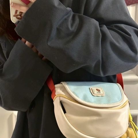 Túi Đeo Chéo Toutou2023 Hình Bánh Donut Màu Macaron Phong Cách Mới